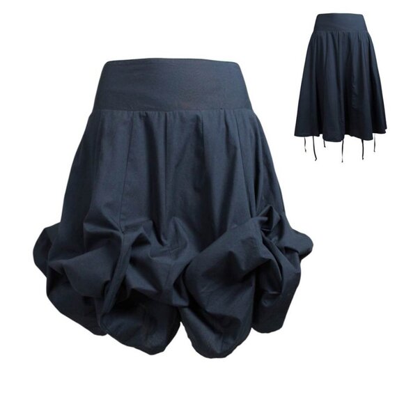 Mia Moda Tie-up Bubble Skirt - Picture 1 of 16